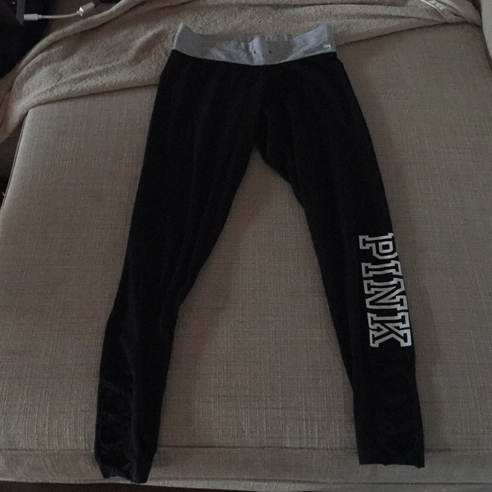 Pink (black leggings)